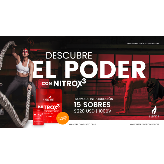 PROMOCIÓN DE LANZAMIENTO  NITROX3 